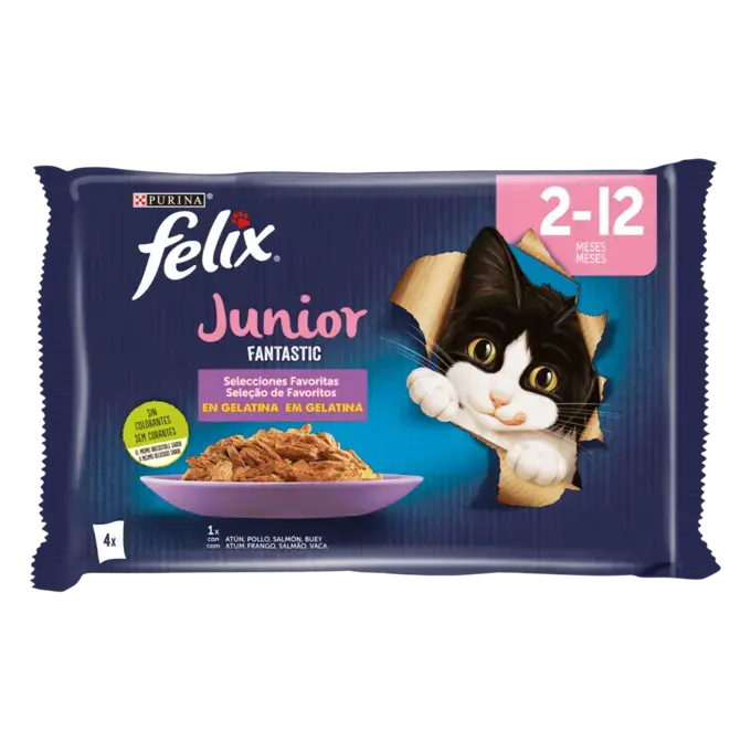 Felix Sachet Nourriture humide pour chats 4 pièce