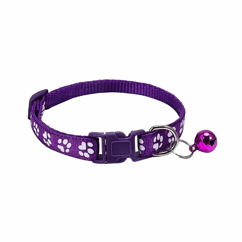 Collier cloche coloré et mignon pour animal de compagnie