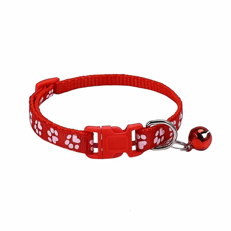 Collier cloche coloré et mignon pour animal de compagnie