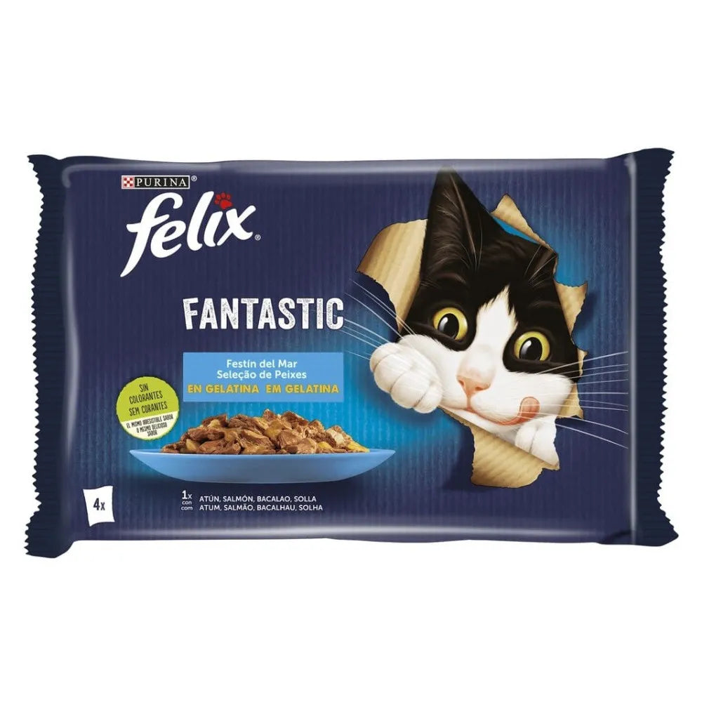 Felix Sachet Nourriture humide pour chats 4 pièce