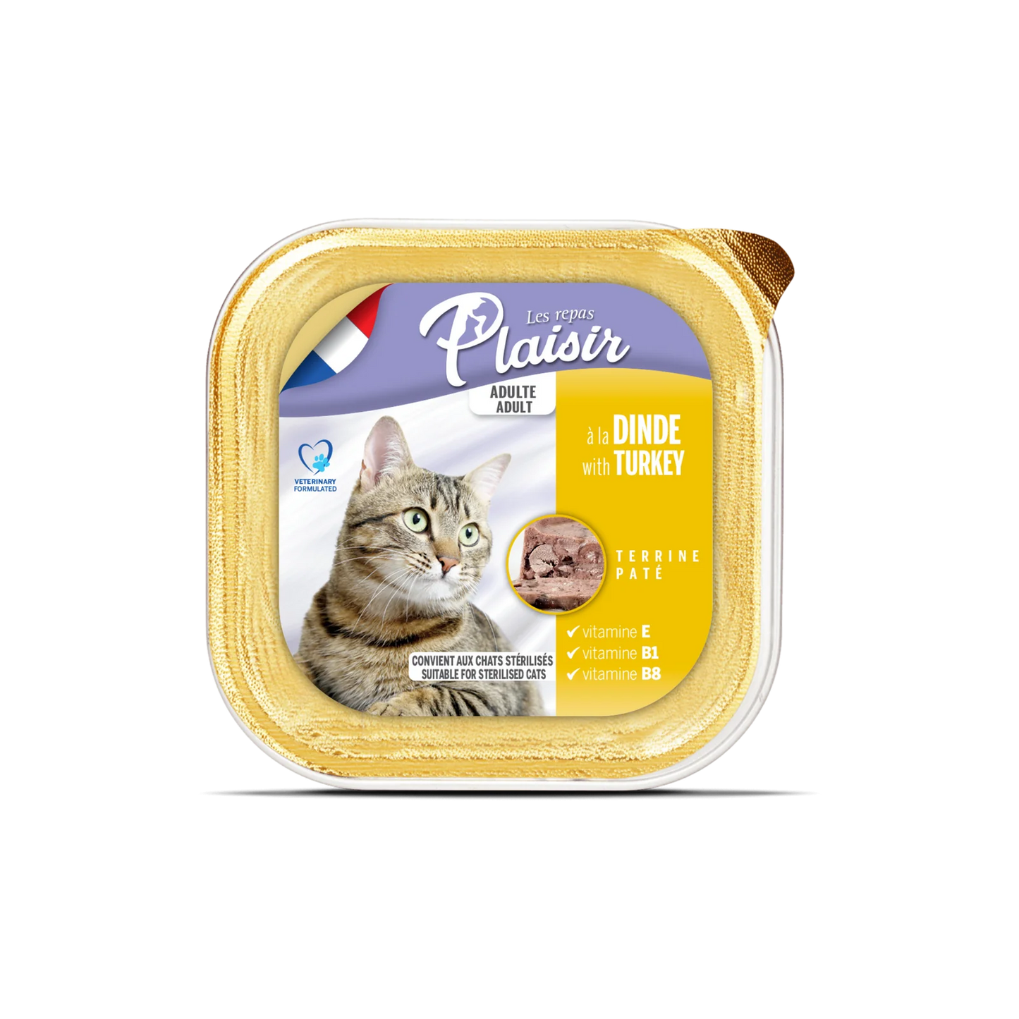 Plaisir patté pour chat adult