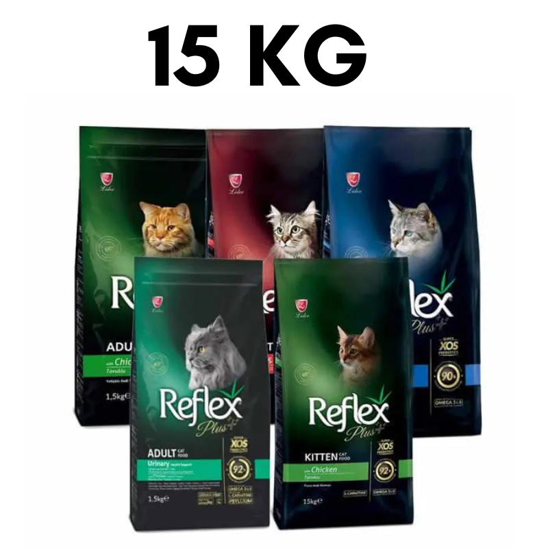 Croquettes chat Reflex Plus 15Kg